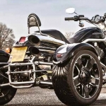 Casarva Harley Davidson VROD works built motorcycle to trike conversion