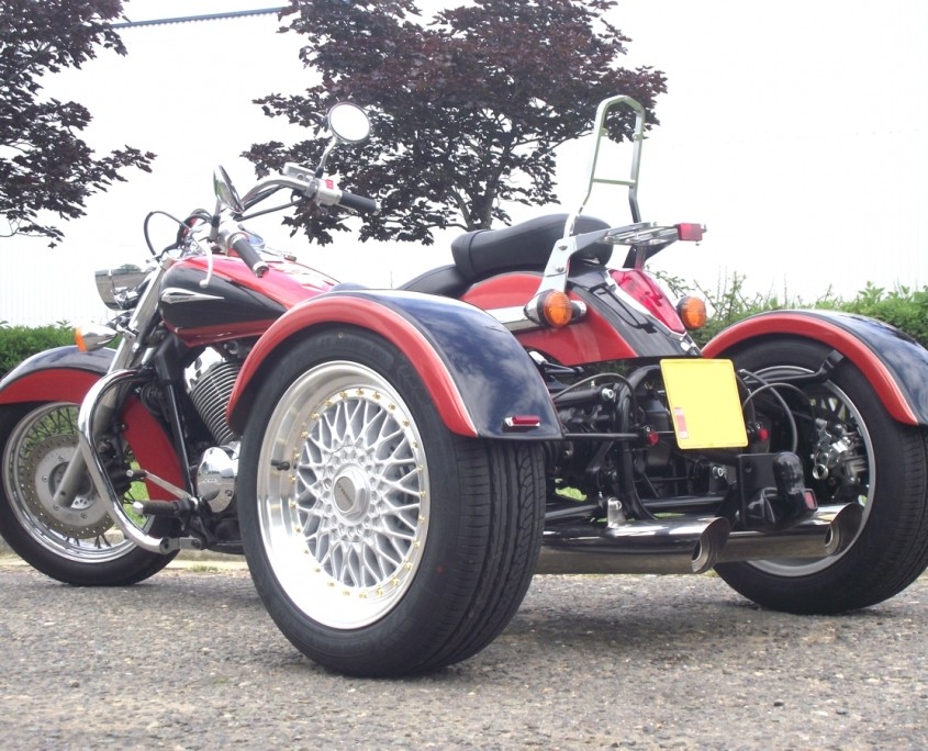 casarva honda shadow trike