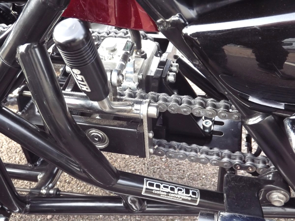 Casarva Triumph Thunderbird 1700LT trike chain drive reverse gearbox
