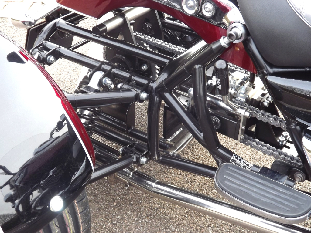 Casarva Triumph Thunderbird 1700LT trike Independent rear suspension (IRS)
