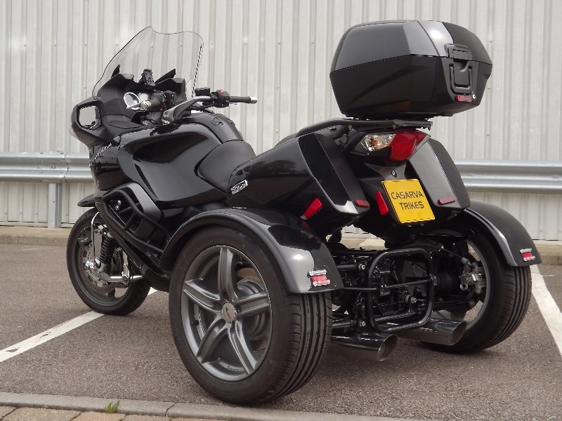 Trike For Sale: Casarva Triumph Trophy 1220 SE shaft drive trike with reverse and leading link forks