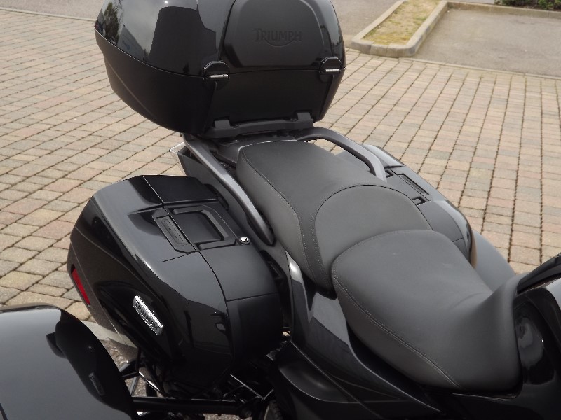 Trike For Sale: Casarva Triumph Trophy 1220 SE shaft drive trike with reverse and leading link forks