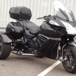 Trike For Sale: Casarva Triumph Trophy 1220 SE shaft drive trike with reverse and leading link forks