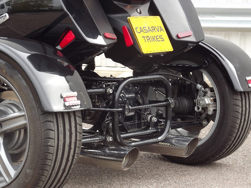 Trike For Sale: Casarva Triumph Trophy 1220 SE shaft drive trike with reverse and leading link forks