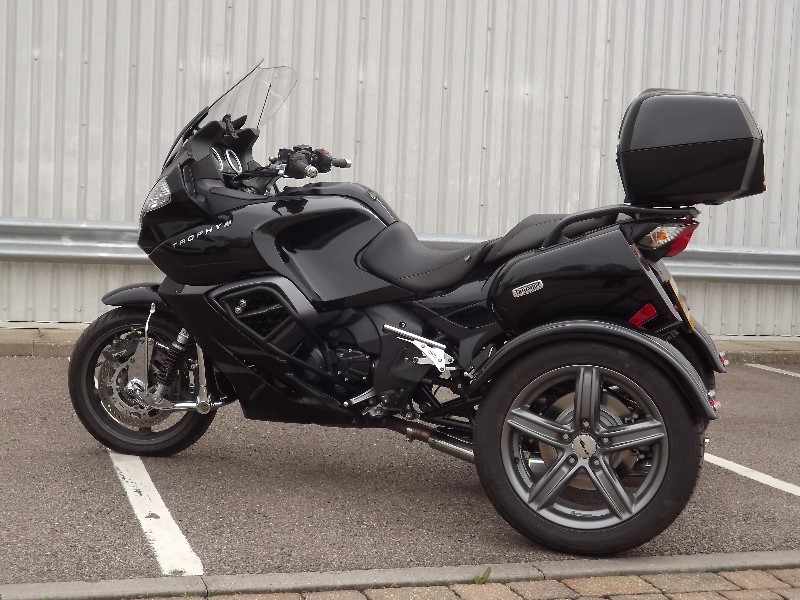 Trike For Sale: Casarva Triumph Trophy 1220 SE shaft drive trike with reverse and leading link forks