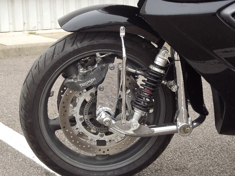 Trike For Sale: Casarva Triumph Trophy 1220 SE shaft drive trike with reverse and leading link forks