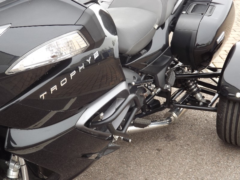 Trike For Sale: Casarva Triumph Trophy 1220 SE shaft drive trike with reverse and leading link forks