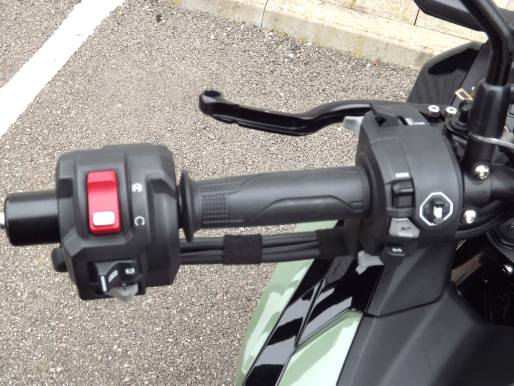 Casarva Honda NC750X DCT trike with reverse and throttle moved to left with left hand rear brake lever