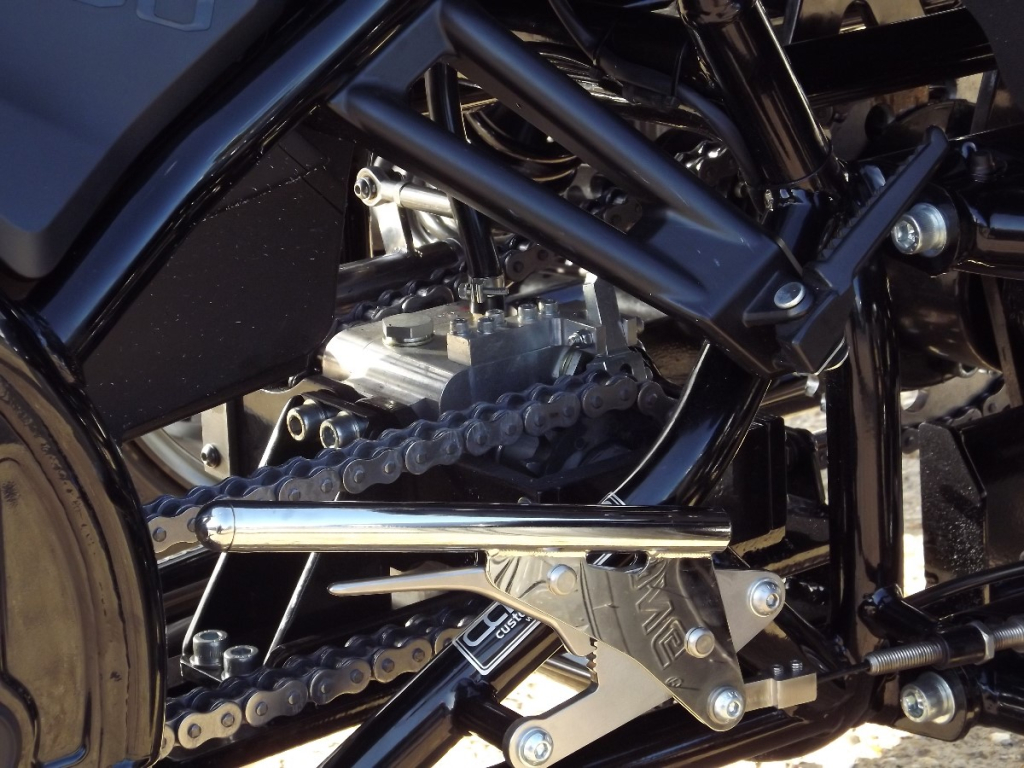 Casarva Honda CMX1100 Rebel DCT independent rear suspension trike with automatic gearbox, Casarva reverse gearbox, Puig batwing screen, Hepco & Becker top case and rack, SW-Motech panniers, stainless exhsust system, Y Spoke alloy wheels.
