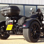 Casarva Honda CMX1100 Rebel DCT independent rear suspension trike with automatic gearbox, Casarva reverse gearbox, Puig batwing screen, Hepco & Becker top case and rack, SW-Motech panniers, stainless exhsust system, Y Spoke alloy wheels.