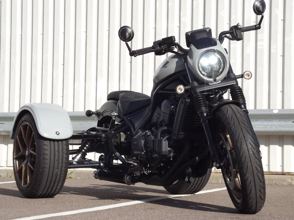 Casarva Honda CMX1100 Rebel DCT automatic gearbox chain drive independent rear suspension trike